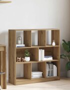 vidaXL Шкаф за книги Artisan Oak 975x295x100 cm Инженерна дървесина