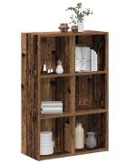 vidaXL Шкаф за книги/бюфет старо дърво 66x30x98 см инженерно дърво