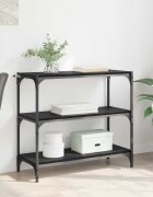 vidaXL Шкаф за книги Черния дъб 80 x 33 x 705 см