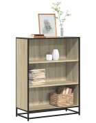 vidaXL Шкаф за книги дъб сонома 805x35x1075 см ПДЧ