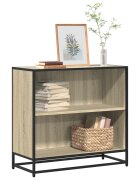 vidaXL Шкаф за книги Дъб Сонома 805x35x76 cm Инженерна дървесина