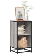 vidaXL Шкаф за книги Grey Sonoma 40x35x76 cm Инженерна дървесина