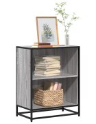 vidaXL Шкаф за книги Grey Sonoma 60x35x76 cm Инженерна дървесина