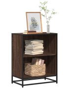 vidaXL Шкаф за книги Кафяв дъб 60x35x76 cm Инженерна дървесина