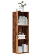 vidaXL Шкаф за книги от старо дърво 36x30x114 cm Инженерна дървесина