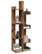 vidaXL Шкаф за книги от старо дърво 48x255x140 cm Инженерна дървесина
