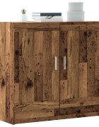 vidaXL Шкаф за книги от старо дърво 825x305x80cm Инженерна дървесина