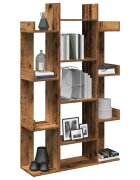 vidaXL Шкаф за книги от старо дърво 86x255x140 cm Инженерна дървесина