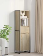 vidaXL Шкаф за книги Сонома 43 x 36 x 150.5 см Инженерна дървесина