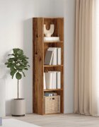 vidaXL Шкаф за книги/телевизионни шкафове от старо дърво