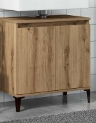 vidaXL Шкаф за мивка Artisan Oak 58x33x60 cm Инженерна дървесина