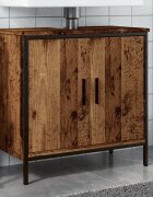 vidaXL Шкаф за мивка старо дърво 60x30x60 см инженерно дърво