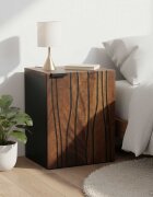 vidaXL Шкаф за мивка в баня Орех 38 x 335 x 48 см Инженерна дървесина