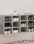 vidaXL Шкаф за обувки 103 x 30 x 51 см Инженерна дървесина