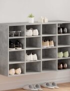 vidaXL Шкаф за обувки 103 x 30 x 67 см Инженерна дървесина