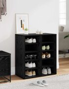 vidaXL Шкаф за обувки 2 бр. 32 x 35 x 70 см Инженерна дървесина