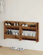 vidaXL Шкаф за обувки 2 бр. 60 x 18 x 60 см Инженерна дървесина