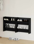 vidaXL Шкаф за обувки 2 бр. 60 x 18 x 60 см Инженерна дървесина