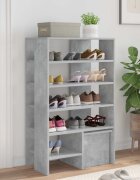 vidaXL Шкаф за обувки 2 бр. 62 x 35 x 100 см Инженерна дървесина
