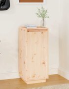 vidaXL Шкаф за обувки 35x35x80 см бор масив