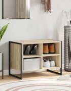 vidaXL Шкаф за обувки 60 x 35 x 44 см Инженерна дървесина Сонома