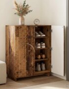 vidaXL Шкаф за обувки 73 x 38 x 875 см Инженерна дървесина