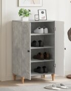 vidaXL Шкаф за обувки ALKMAAR 595 x 395 x 90 см Инженерна дървесина