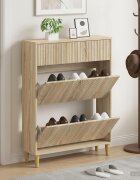 vidaXL Шкаф за обувки ARNHEM 78 x 24 x 103 см Инженерна дървесина