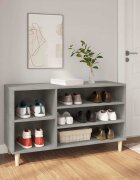 vidaXL Шкаф за обувки бетонно сив 102x36x60 см инженерно дърво