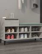 vidaXL Шкаф за обувки бетонно сив 102x36x60 см инженерно дърво