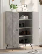 vidaXL Шкаф за обувки BREDA 595 x 395 x 90 см Инженерна дървесина