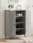 vidaXL Шкаф за обувки BREDA 595 x 395 x 90 см Инженерна дървесина