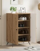vidaXL Шкаф за обувки BREDA 595 x 395 x 90 см Инженерна дървесина
