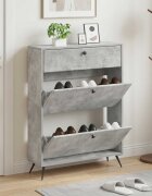 vidaXL Шкаф за обувки BREDA 78 x 24 x 103 см Инженерна дървесина