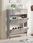 vidaXL Шкаф за обувки BREDA 78 x 24 x 103 см Инженерна дървесина
