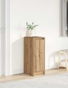 vidaXL Шкаф за обувки дъб артизан 295x34x76 см инженерно дърво