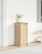 vidaXL Шкаф за обувки дъб сонома 295x34x76 см инженерно дърво