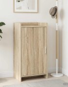vidaXL Шкаф за обувки Дъб сонома 48 x 36 x 92 см Инженерна дървесина