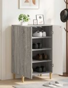 vidaXL Шкаф за обувки DELFT 595 x 395 x 90 см Инженерна дървесина