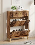 vidaXL Шкаф за обувки DELFT 78 x 24 x 103 см Инженерна дървесина
