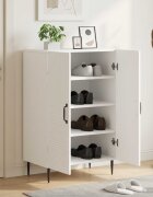 vidaXL Шкаф за обувки HAARLEM 595 x 395 x 895 см Бяло
