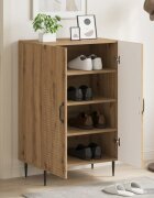 vidaXL Шкаф за обувки HAARLEM 595 x 395 x 895 см Дъб артизан