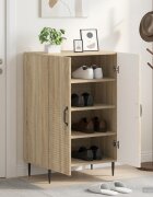 vidaXL Шкаф за обувки HAARLEM 595 x 395 x 895 см Дъб сонома