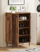 vidaXL Шкаф за обувки HAARLEM 595 x 395 x 895 см Старо дърво