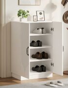 vidaXL Шкаф за обувки HOORN 595 x 395 x 87 см Инженерна дървесина
