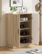 vidaXL Шкаф за обувки HOORN 595 x 395 x 87 см Инженерна дървесина