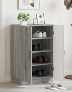 vidaXL Шкаф за обувки HOORN 595 x 395 x 87 см Инженерна дървесина