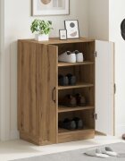 vidaXL Шкаф за обувки HOORN 595 x 395 x 87 см Инженерна дървесина