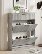 vidaXL Шкаф за обувки HOORN 78 x 24 x 100 см Инженерна дървесина