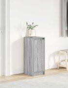 vidaXL Шкаф за обувки сив сонома 295x34x76 см инженерно дърво